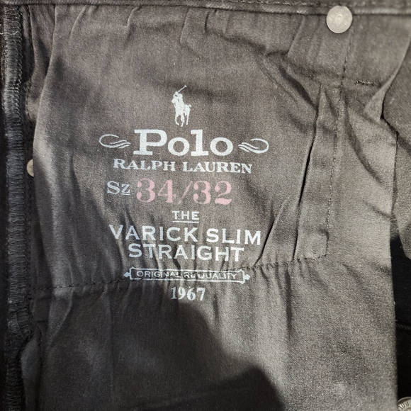 Ralph Lauren Men's Black Straight Jeans - Picture 3 of 6